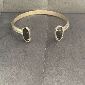 Kendra Scott Elton Gold and Black Women's Cuff Bracelet